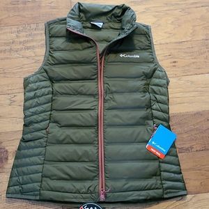Olive green Columbia Vest